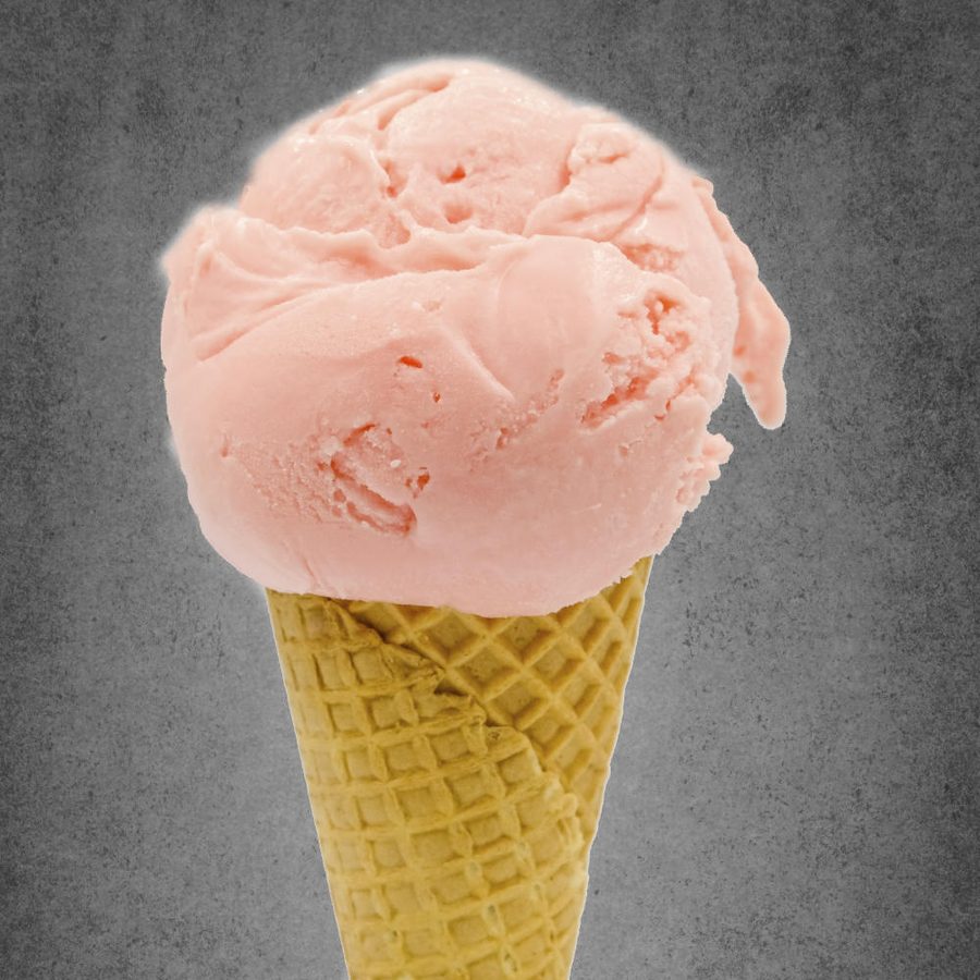 Bubble Gum ice cream cone